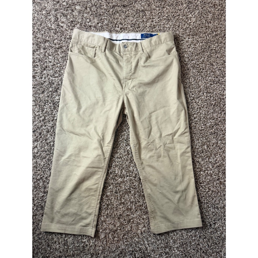 Polo Ralph Lauren Performance Golf Tailored Fit Khaki Pants Tan 34/30 Mens